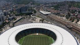 Vista aérea do Maracanã, no Rio de Janeiro, em imagem de arquivo