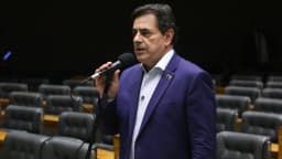 Deputado federal Domingos Sávio discursa no plenário da Câmara dos Deputados