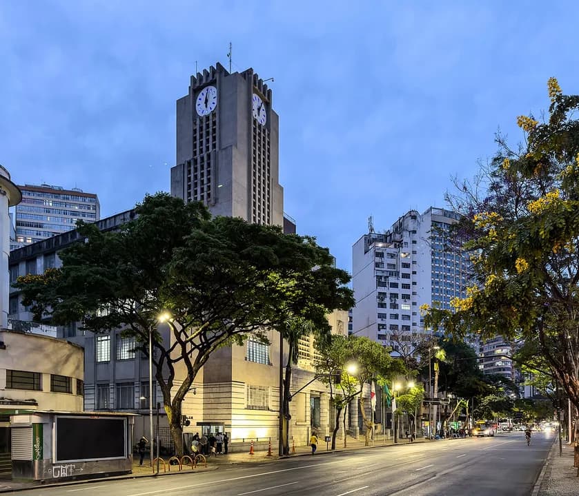 edifício-sede da Prefeitura de Belo Horizonte, tombado pelo patrimônio histórico municipal