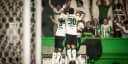 Jogadores do Coritiba comemoram gol no Couto Pereira (foto de arquivo)