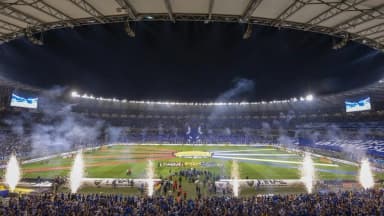 Mineirão lotado de torcida do Cruzeiro em noite de jogo, foto de arquivo