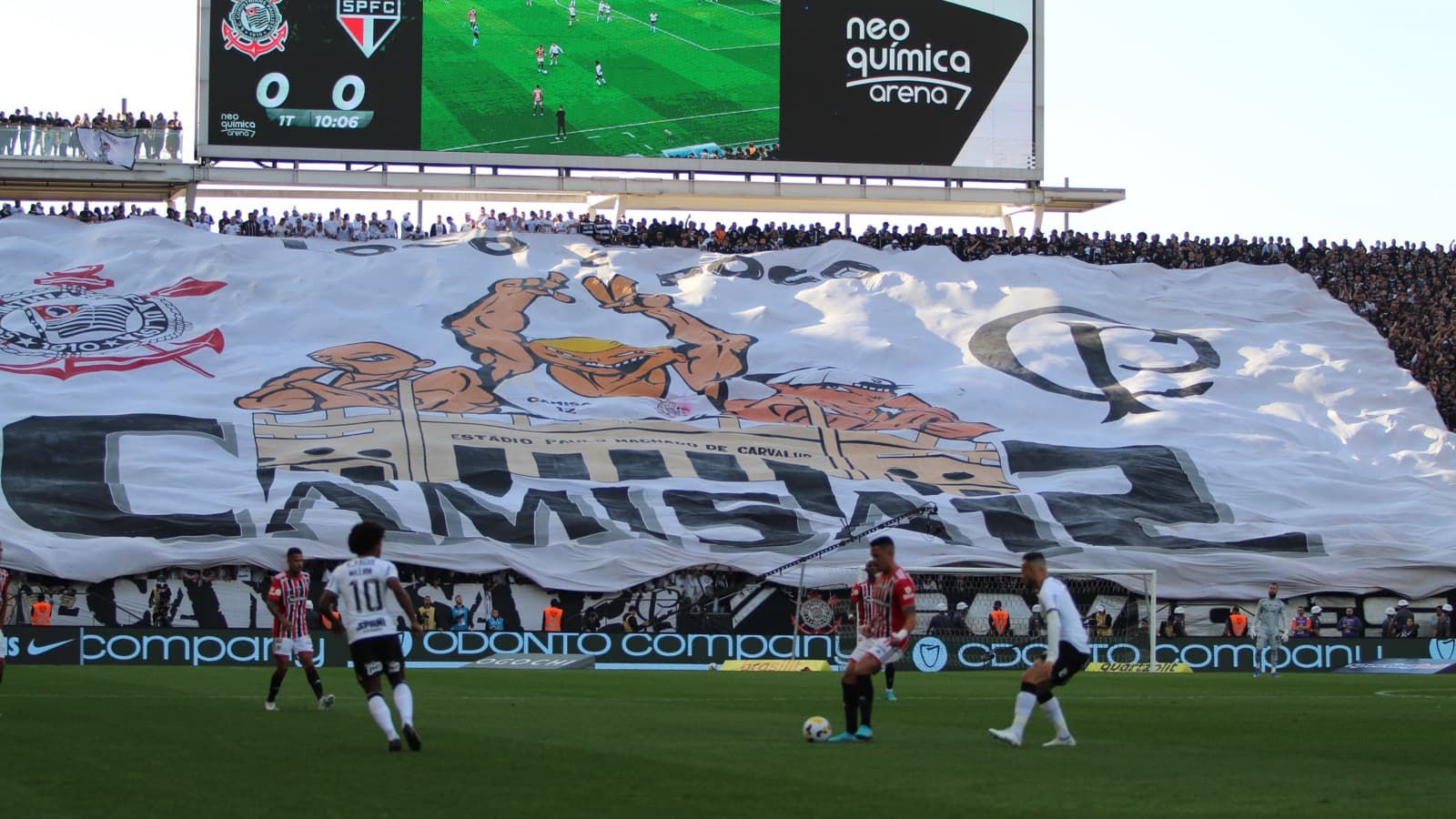 Torcida do Corinthians na Neo Química Arena, em foto de arquivo