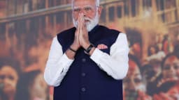 Primeiro-ministro da Índia, Narendra Modi, em evento público (foto de arquivo)