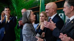Ministro Alexandre de Moraes em cerimônia no STF