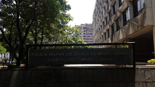 Fachada do Quartel do Comando Geral da Polícia Militar de Minas Gerais