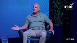 Márlon de Carvalho Leão, tio da capitã Michelle Leão, durante entrevista ao programa Jerusa Defende