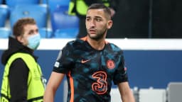 Hakim Ziyech em ação pelo Chelsea em partida da Liga dos Campeões contra o Zenit, em dezembro de 2021
