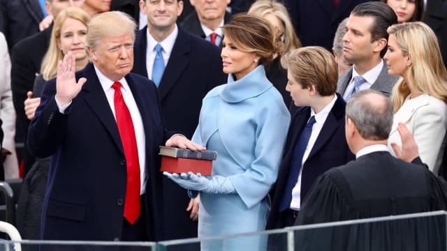 Donald Trump durante cerimônia na Casa Branca, em foto de arquivo