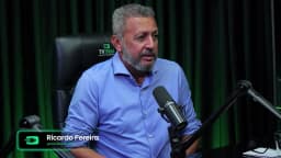 Ricardo Pereira, gerente do Sebrae Minas, fala durante entrevista no estúdio da TV Sim Brasil
