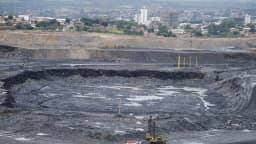 Mina de céu aberto no Brasil, imagem ilustrativa do setor de mineração