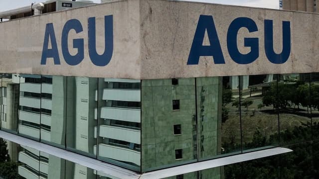 Fachada do prédio da Advocacia-Geral da União (AGU), em Brasília
