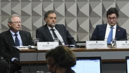Enylson Flávio Martinez, diretor da Telefônica/Vivo, em audiência no Senado (foto de arquivo)