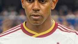 Retrato de Lamine Yamal com a camisa da seleção espanhola durante partida da Copa do Mundo