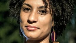 Retrato da vereadora Marielle Franco, assassinada em 2018