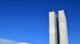 Fachada do Palácio do Congresso Nacional, em Brasília, sede da Câmara dos Deputados