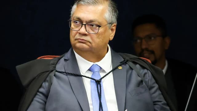 Ministro Flávio Dino durante sessão do Supremo Tribunal Federal