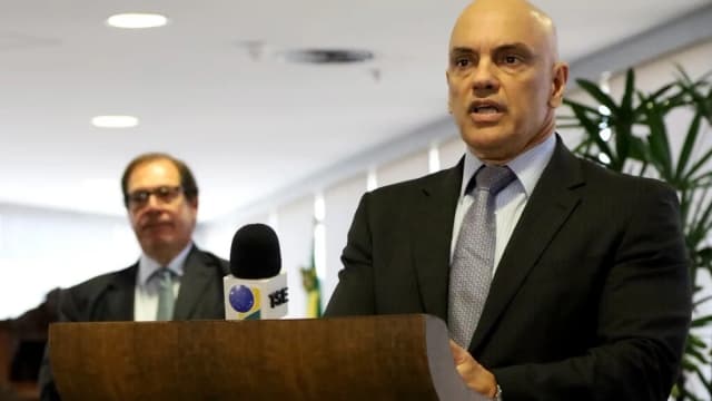Ministro do TSE durante evento no tribunal, responsável pelo registro das pesquisas eleitorais (foto de arquivo)