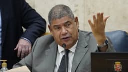 Milton Leite aparece em plenário da Câmara Municipal de São Paulo, em foto de arquivo.