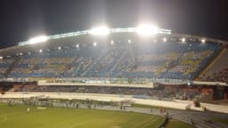 Mosaico da torcida bicolor do Paysandu no estádio da Curuzu