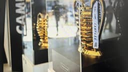 Taças da Copa do Nordeste expostas no museu do Ceará Sporting Club