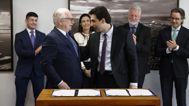Gabriel Galípolo, presidente do Banco Central, em cerimônia oficial (foto de arquivo)