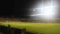 Jogo noturno no Estádio Heriberto Hülse, casa do Criciúma, em imagem de arquivo