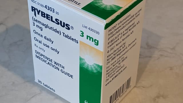 Caixa do medicamento Rybelsus (semaglutida), um dos citados na investigação da Anvisa