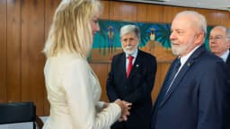 Presidente Lula recebe embaixadora dos Estados Unidos no Palácio do Planalto, em foto de arquivo