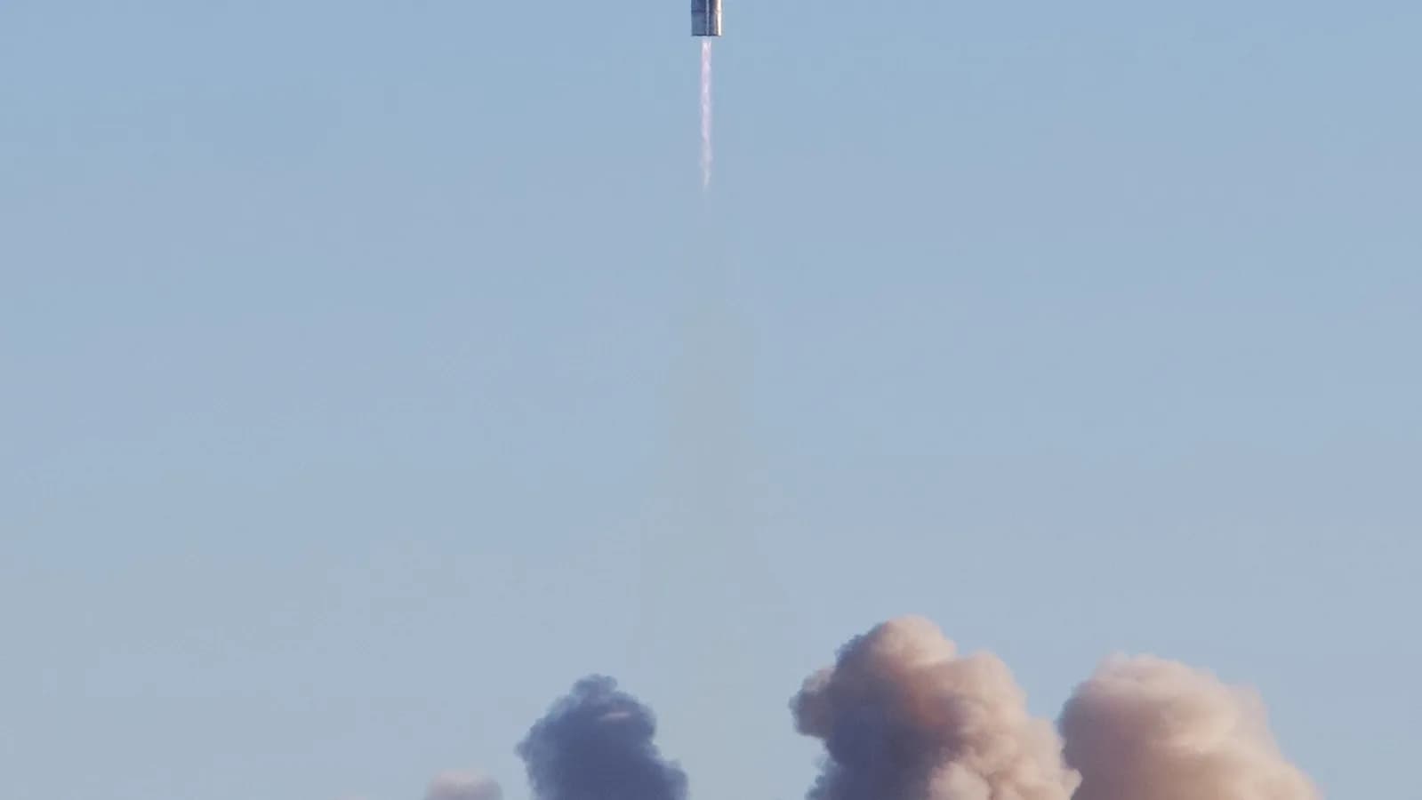 Lançamento do foguete Starship, da SpaceX (imagem de arquivo)