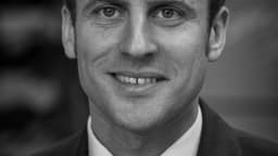 Retrato do presidente da França, Emmanuel Macron