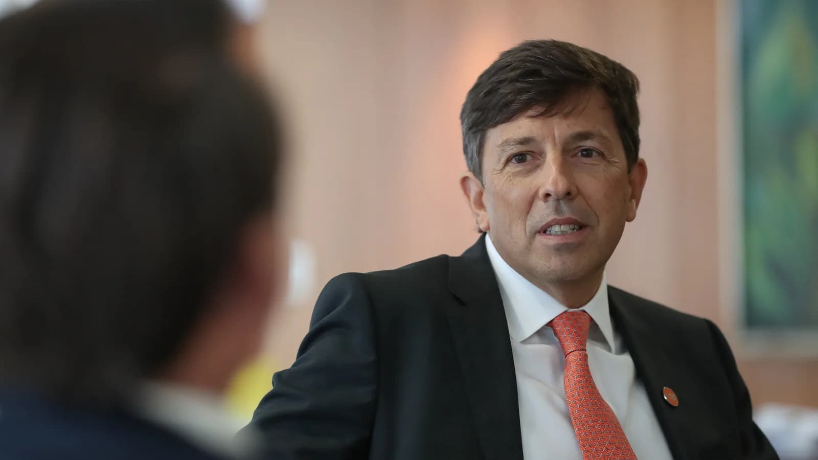 João Amoêdo, fundador do Partido Novo, em entrevista de arquivo
