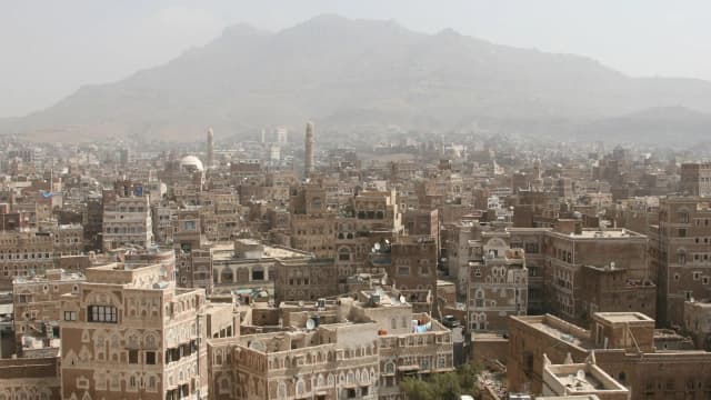 Vista de Sanaa, capital do Iêmen, em imagem de arquivo