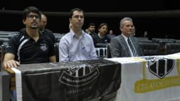 Representantes do Ceará Sporting Club em homenagem ao centenário do clube na Câmara dos Deputados
