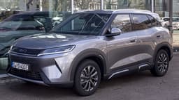 BYD Atto 2, modelo elétrico chinês já vendido no Brasil, exposto em concessionária (foto de arquivo)