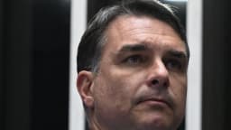 O senador e candidato à Presidência Flávio Bolsonaro em plenário do Senado Federal, foto de arquivo