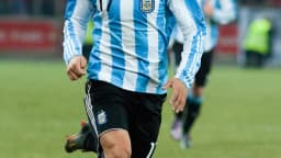 Marcos Rojo em campo pela seleção argentina, em foto de arquivo de 2011
