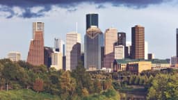 Vista do horizonte de Houston, no Texas, cidade onde ocorreu o caso