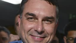 Retrato do senador Flávio Bolsonaro, candidato à Presidência em 2026