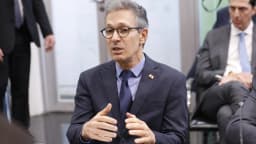 O ex-governador de Minas Gerais e candidato à Presidência Romeu Zema fala em reunião