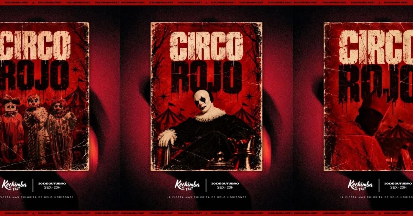 KECHIMBA FEST / HALLOWEEN CIRCO ROJO - SEXTA 30/01 - 20H ÀS 04H