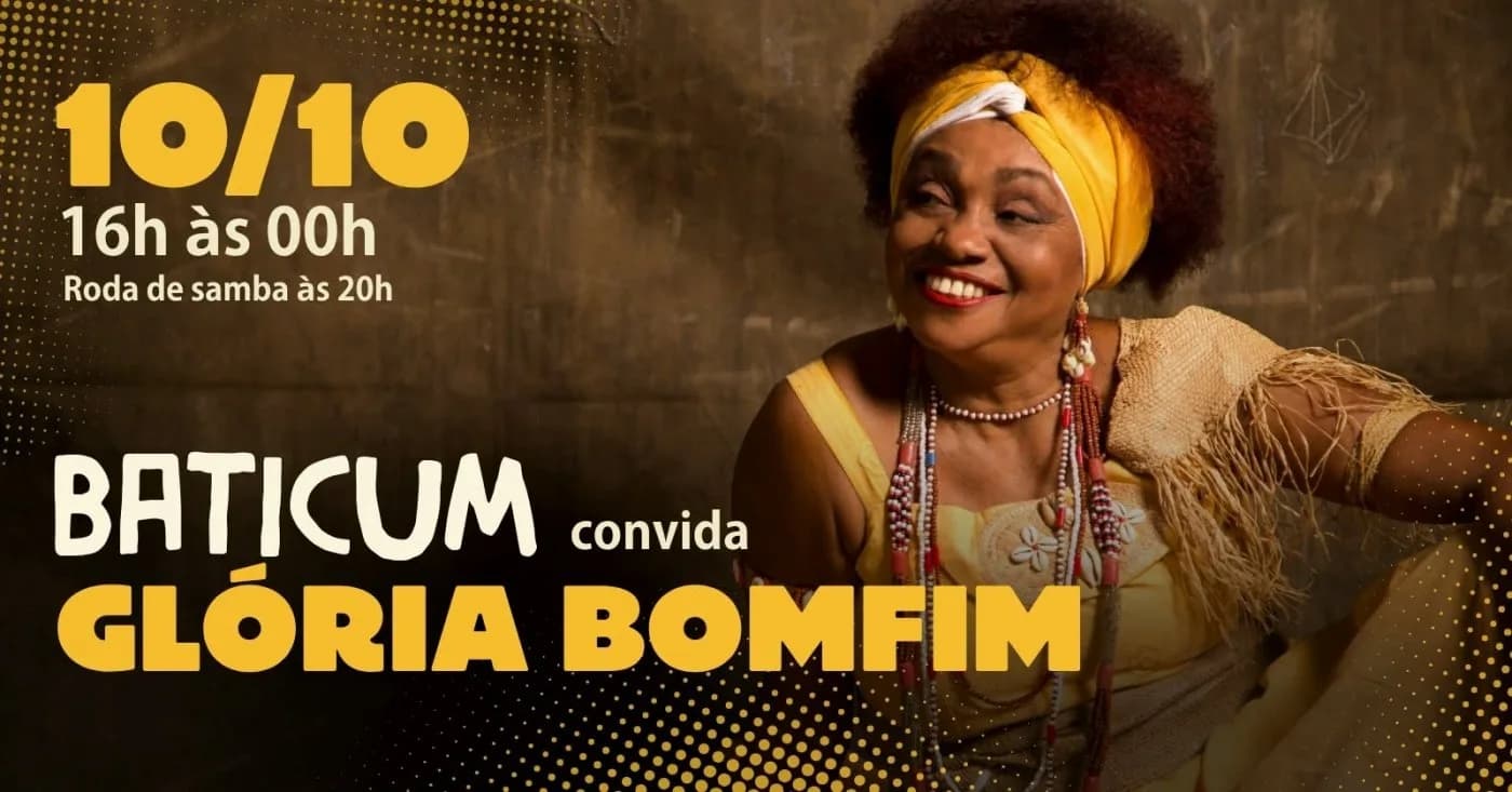 Baticum convida Glória Bomfim