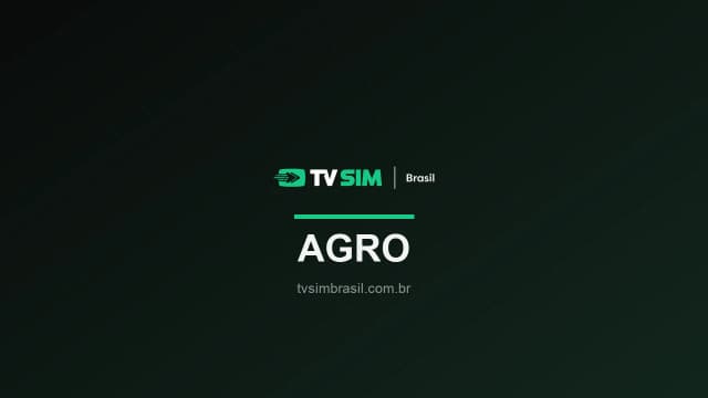 Arte institucional TV Sim Brasil — agro