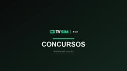 Arte institucional TV Sim Brasil — Concursos