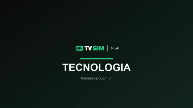 Arte institucional TV Sim Brasil — tecnologia