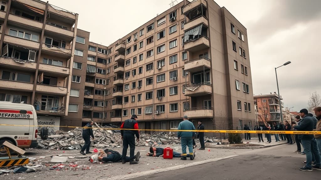 Drone russo atinge prédio residencial na Romênia e deixa feridos