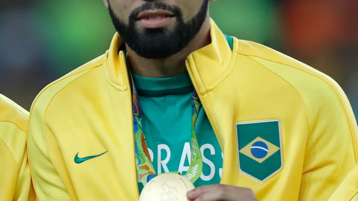 Gabriel Barbosa (Gabigol) em foto de arquivo com uniforme da seleção brasileira