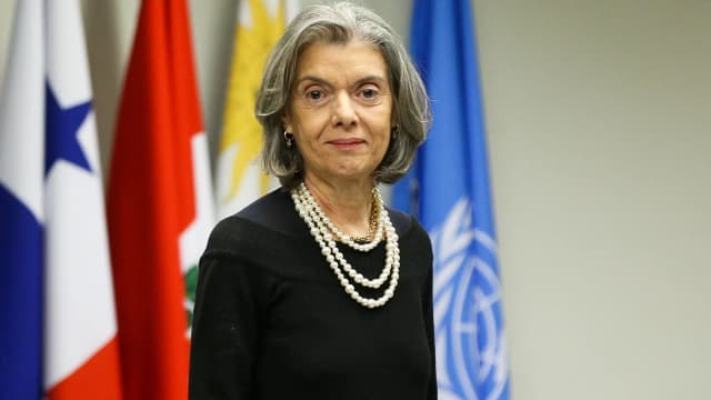 Ministra Cármen Lúcia, relatora do caso no STF, em evento internacional
