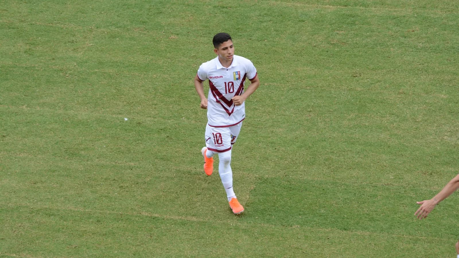 Jefferson Savarino em partida pela seleção da Venezuela, foto de arquivo, não é da partida contra o Coritiba