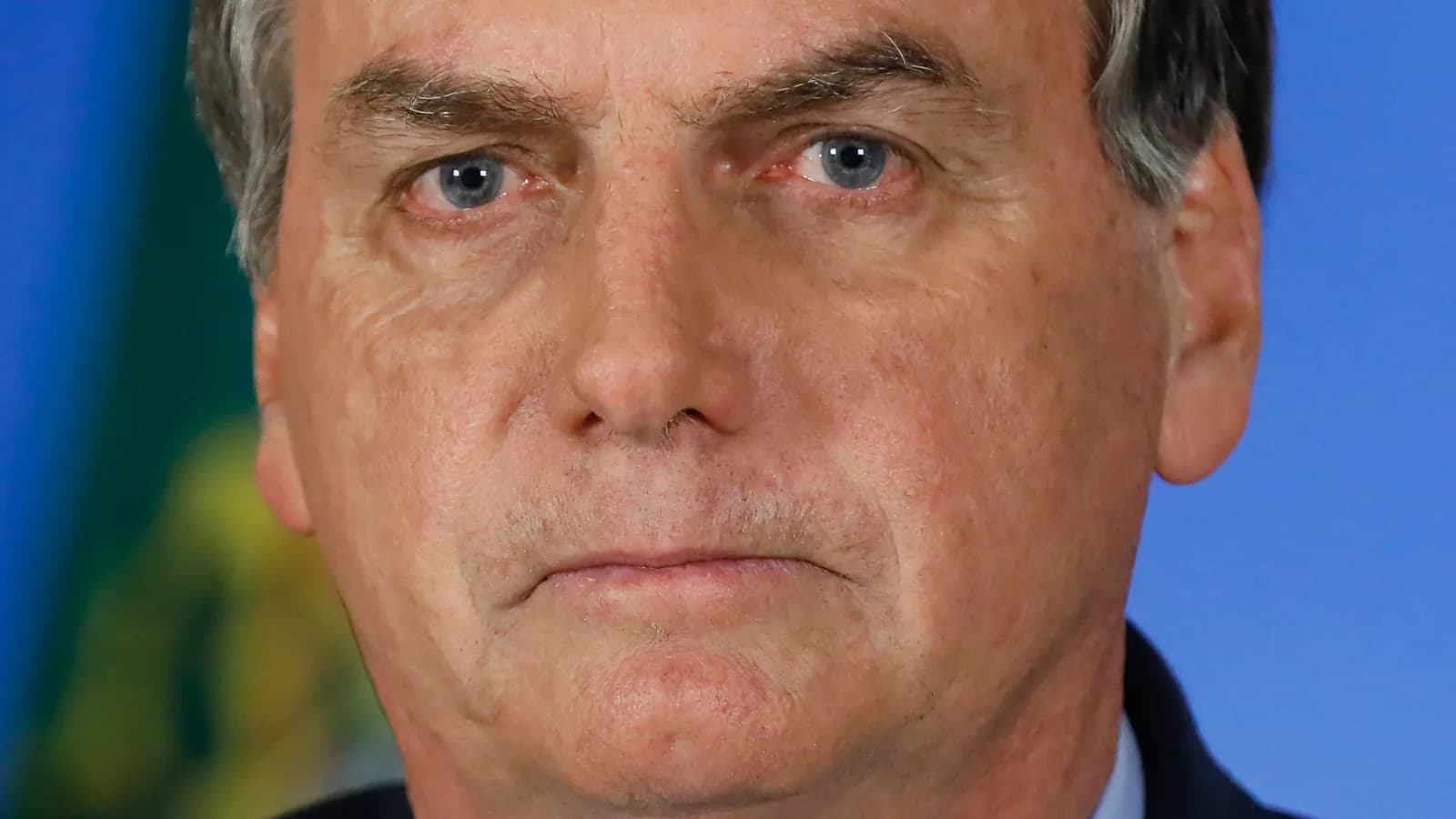 Jair Bolsonaro em pronunciamento oficial como presidente da República