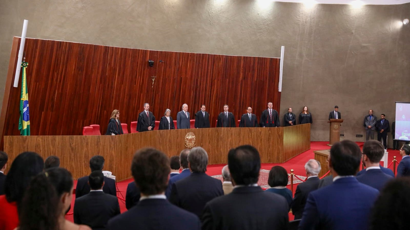Plenário do Tribunal Superior Eleitoral (TSE) reunido em sessão, foto de arquivo